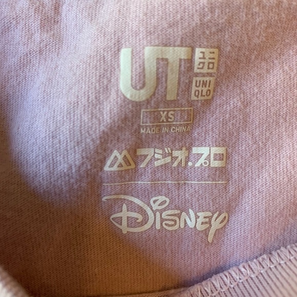 UT Uniqlo Disney Light Pink Short Sleeve T-Shirt Minnie Women's Size XS (1291) - Picture 6 of 9